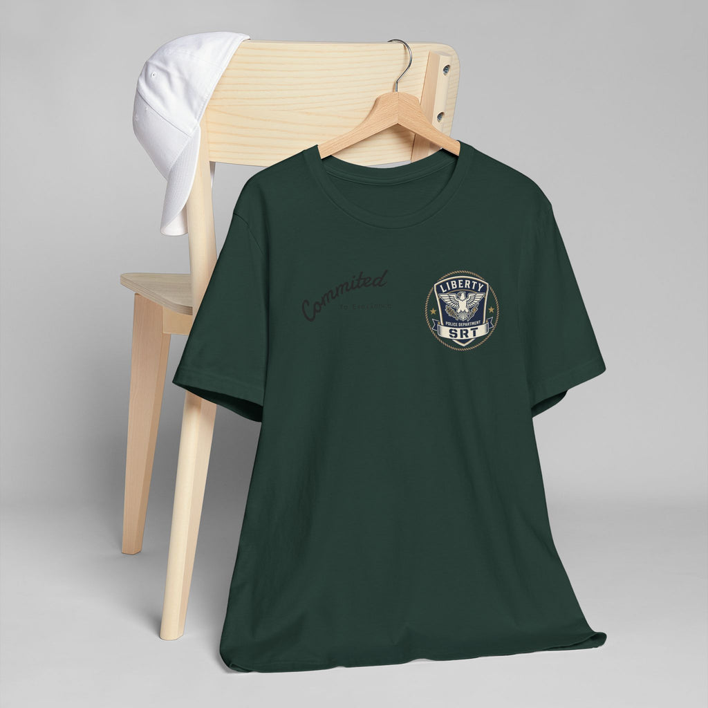 SRT Eagle Shield T-Shirt — 'Committed' Logo Military-Style Tee