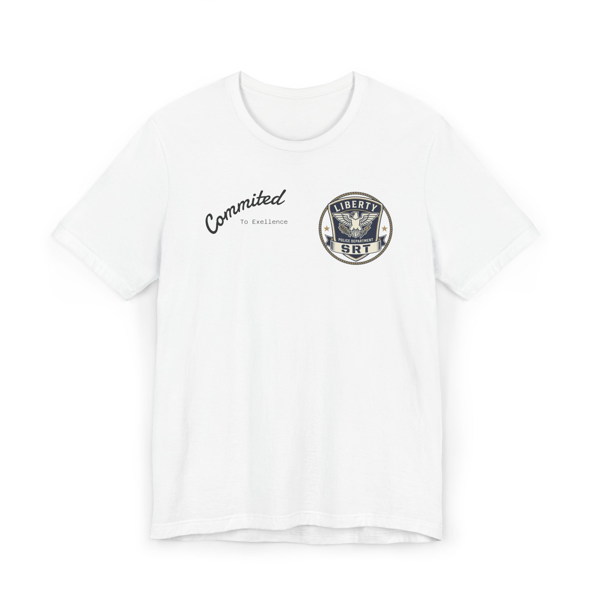 SRT Eagle Shield T-Shirt — 'Committed' Logo Military-Style Tee