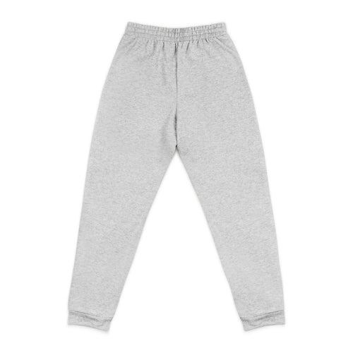 Embroidered 'Workout' Gray Joggers — Cozy Athletic Sweatpants