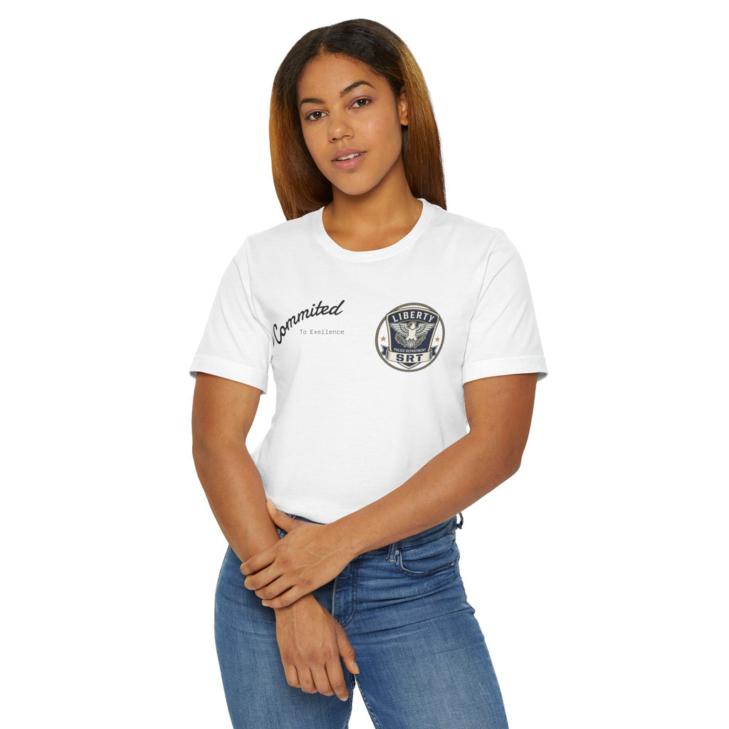 SRT Eagle Shield T-Shirt — 'Committed' Logo Military-Style Tee