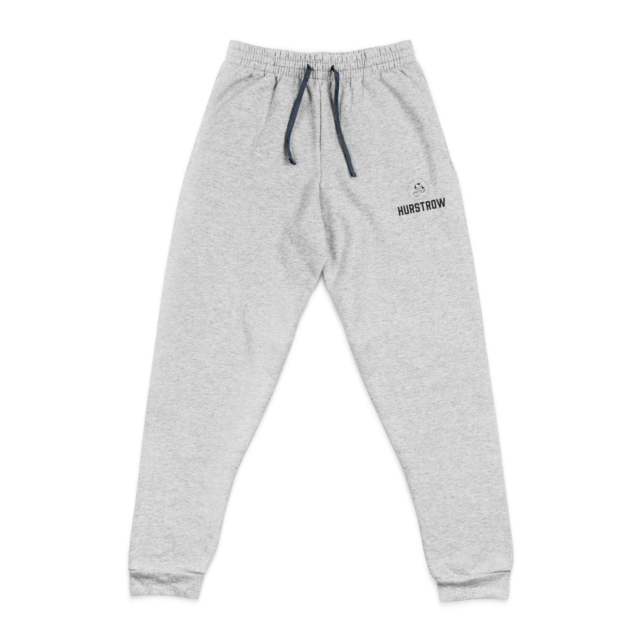 Embroidered 'Workout' Gray Joggers — Cozy Athletic Sweatpants