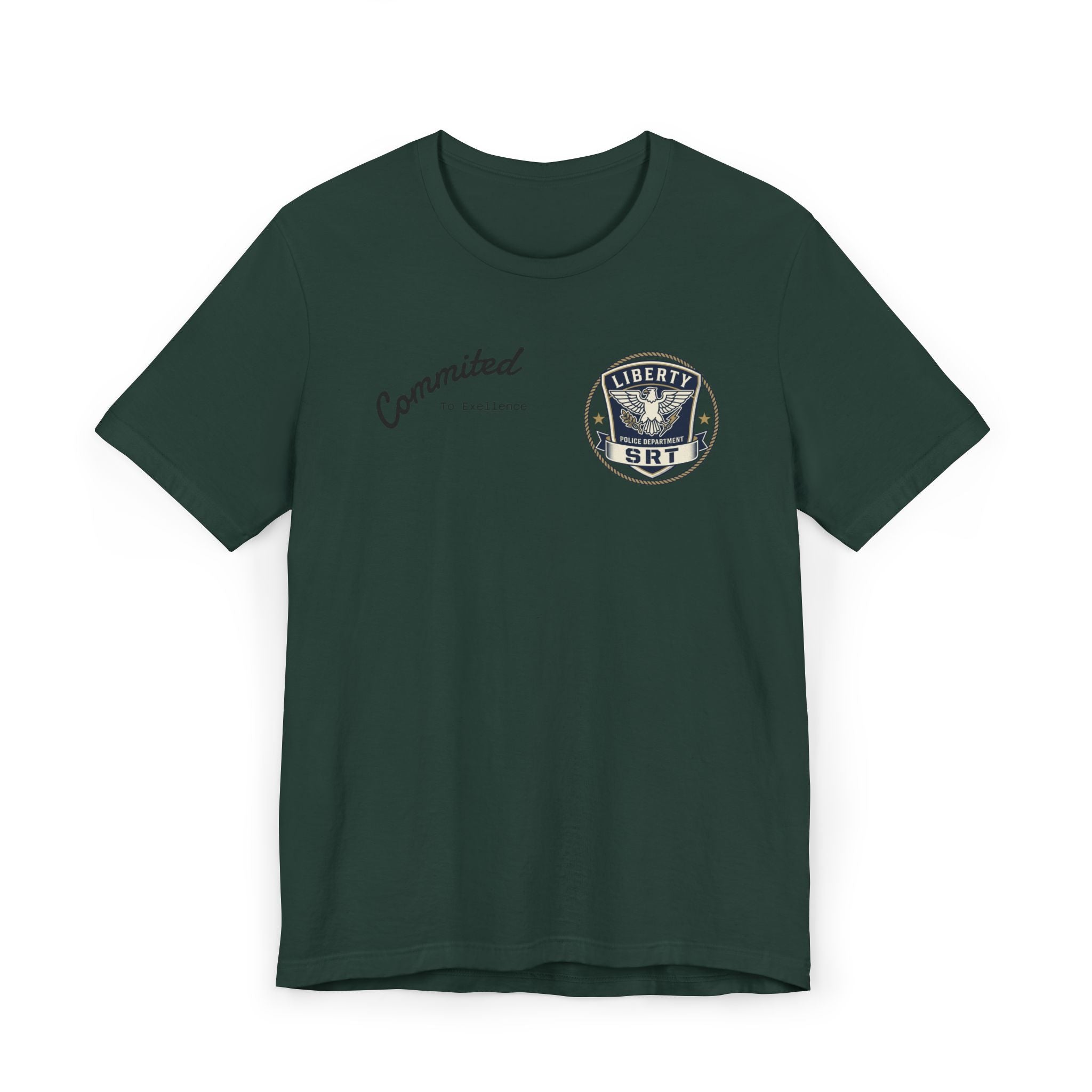 SRT Eagle Shield T-Shirt — 'Committed' Logo Military-Style Tee