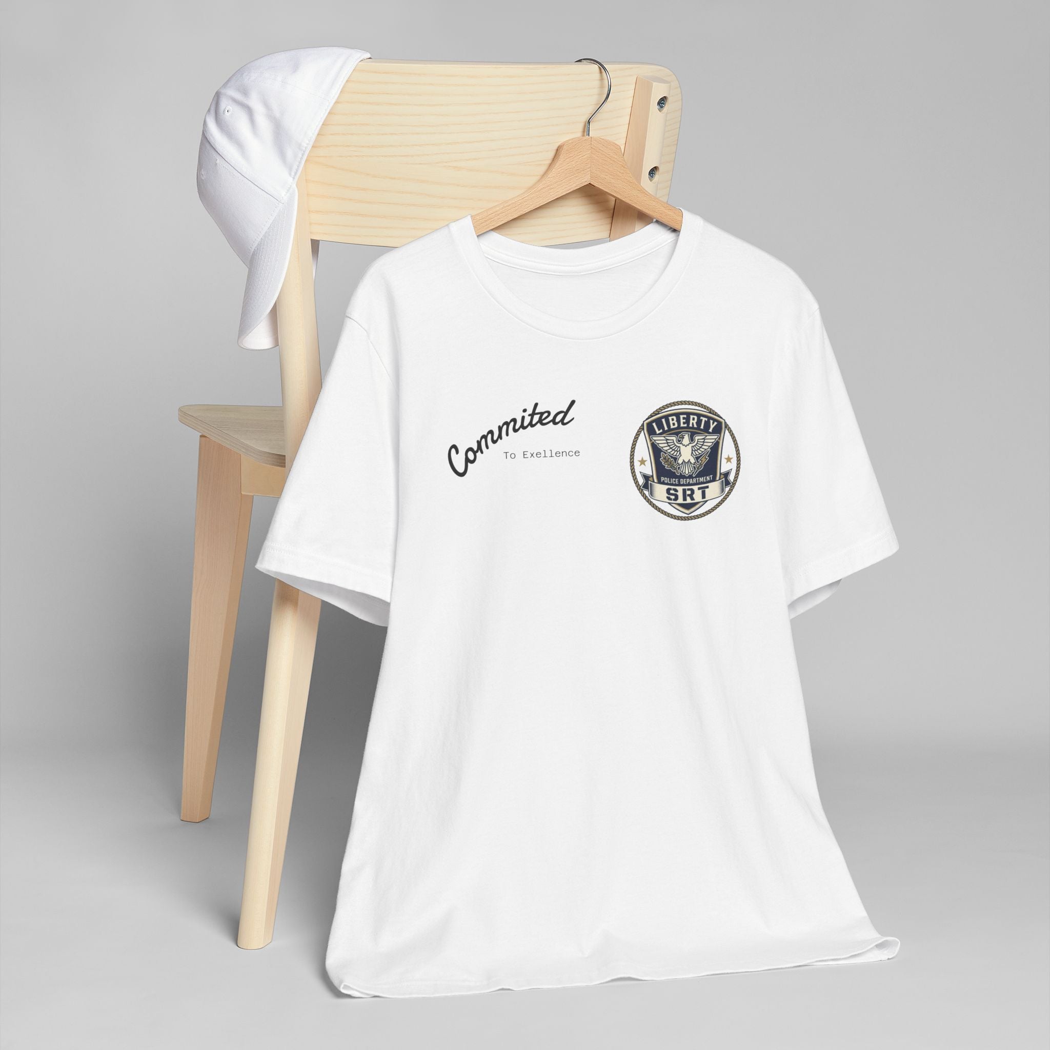 SRT Eagle Shield T-Shirt — 'Committed' Logo Military-Style Tee