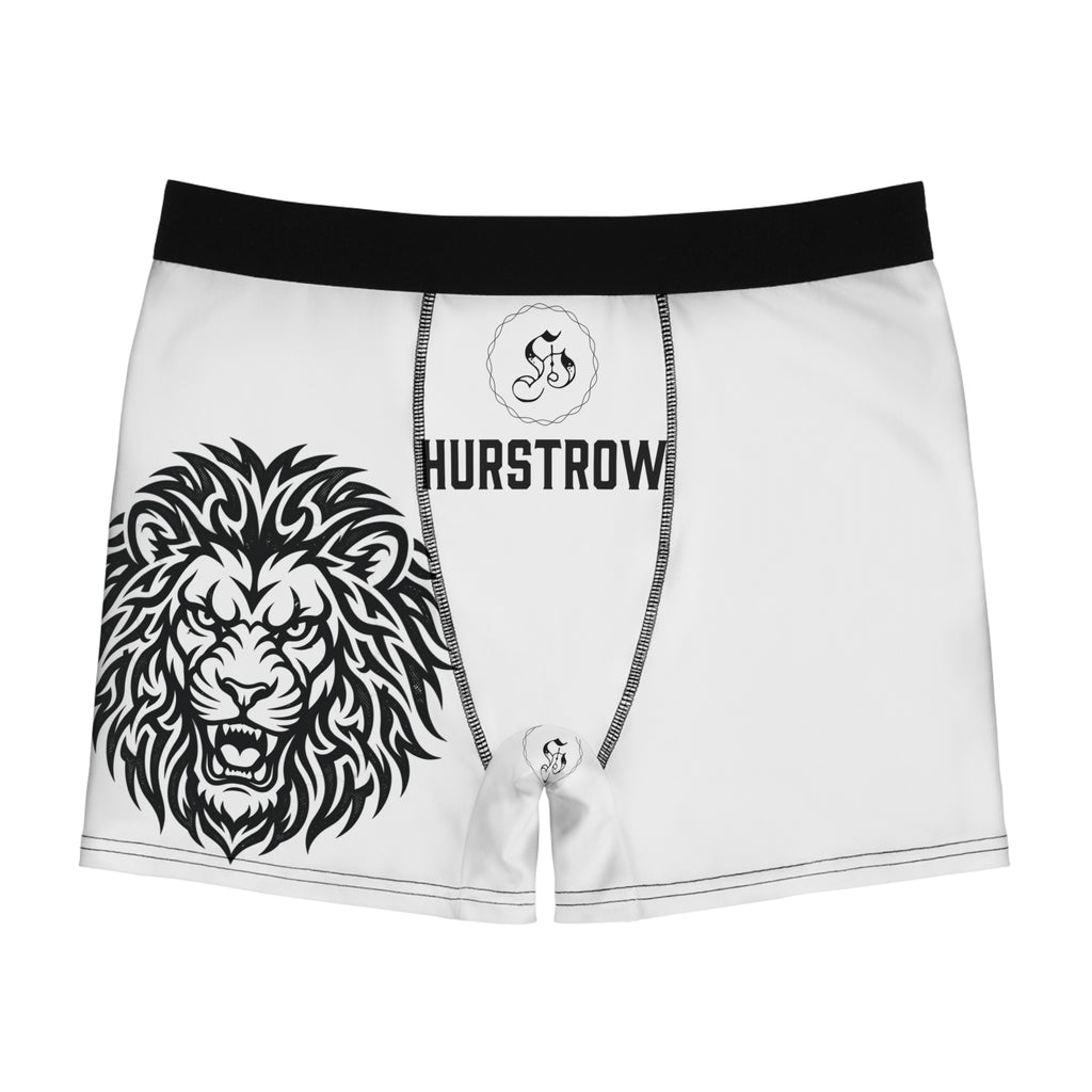 Men's Boxer Briefs — 'Progress Over Perfection' Lion Graphic Boxer Briefs