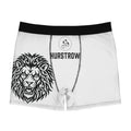 Men's Boxer Briefs — 'Progress Over Perfection' Lion Graphic Boxer Briefs
