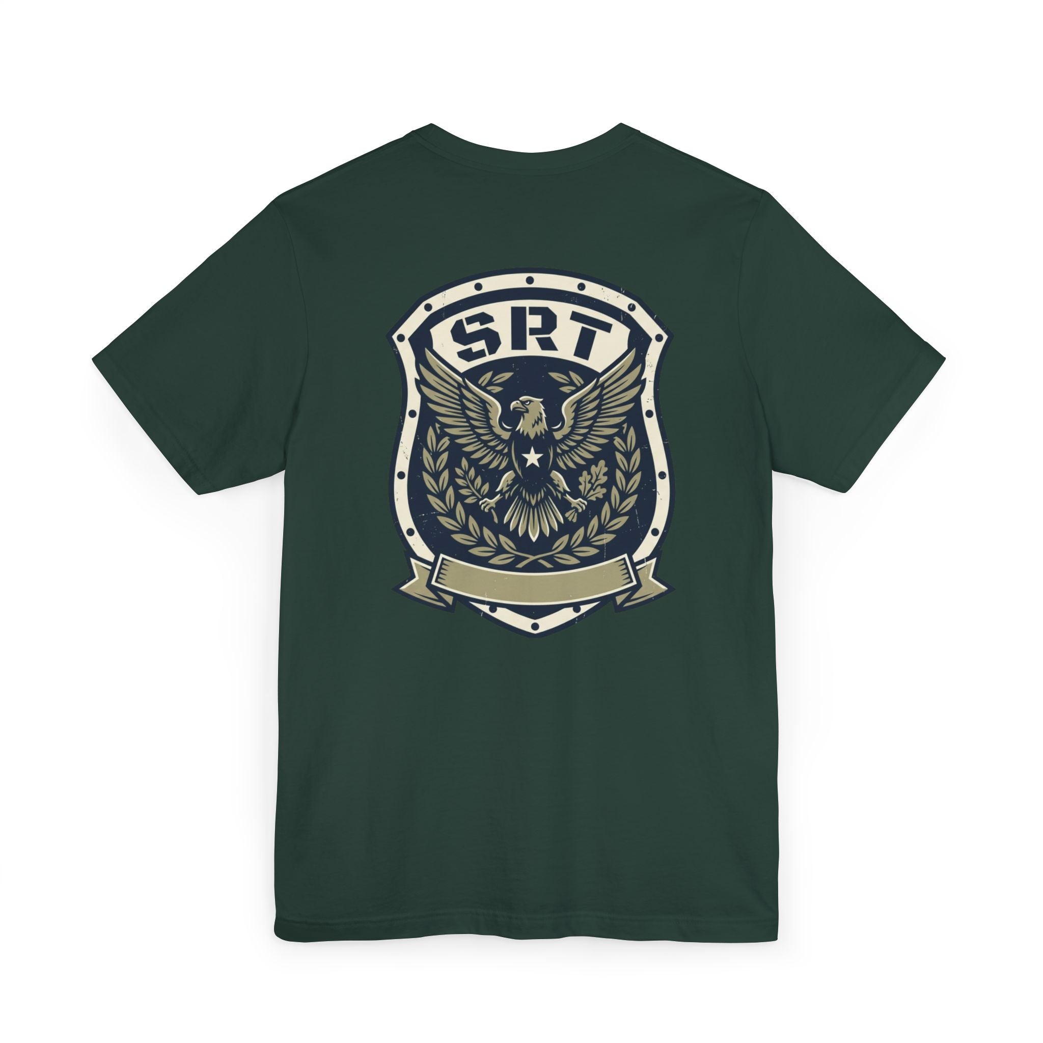 SRT Eagle Shield T-Shirt — 'Committed' Logo Military-Style Tee
